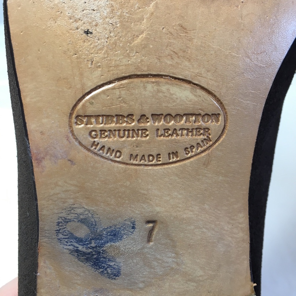Stubbs & Wootton Suede Pheasant Loafers, 7 - Picture 12 of 12